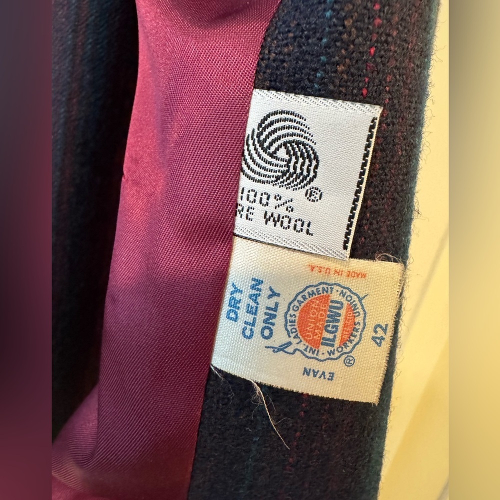 Evan Picone vintage The Classic Woman wool suit jacket and midi skirt 1970s/80s - Picture 2 of 12